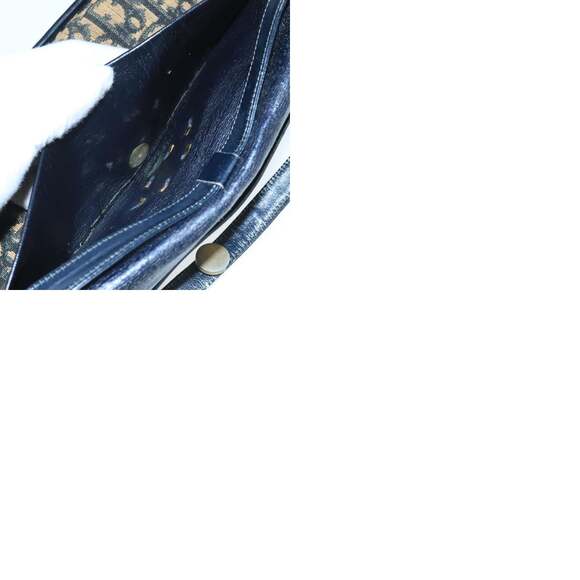 DIOR Trotter Canvas Shoulder Bag Navy - Picture 13 of 13